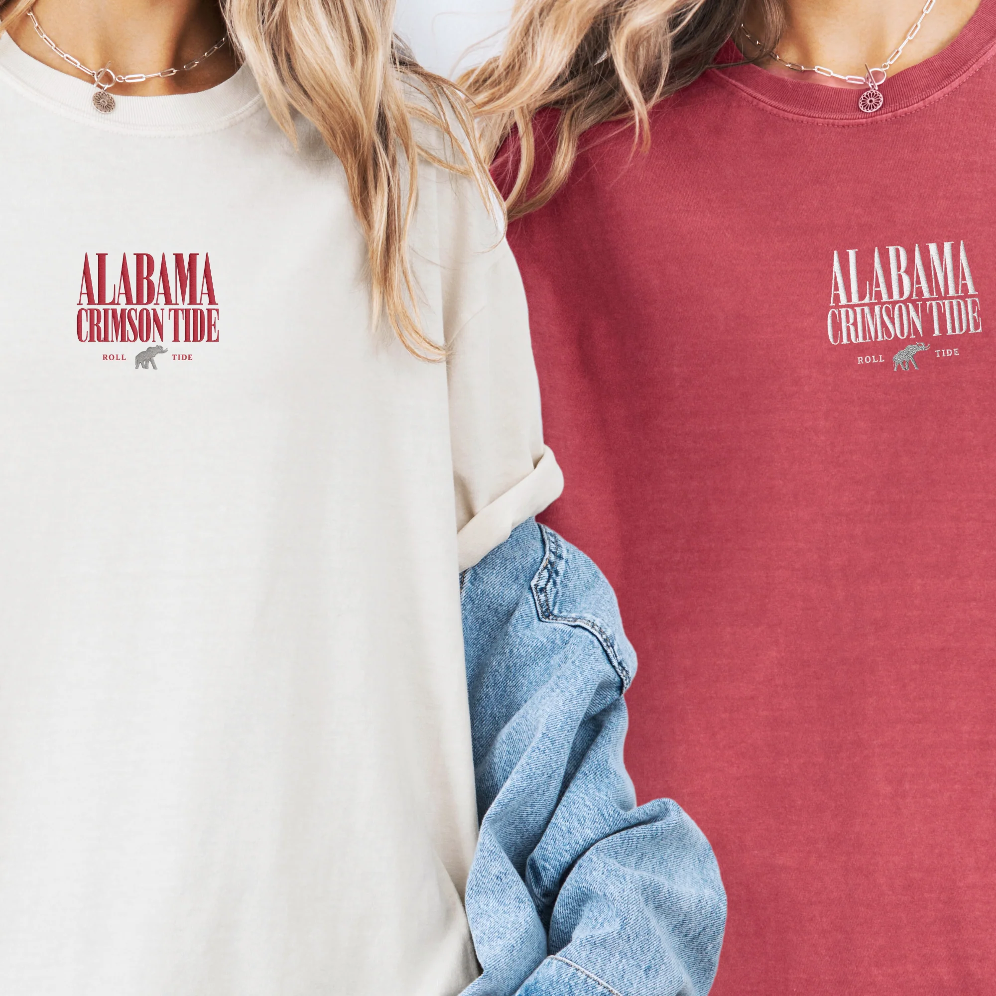 Alabama Crimson Tide Embroidered Tee - Image 3
