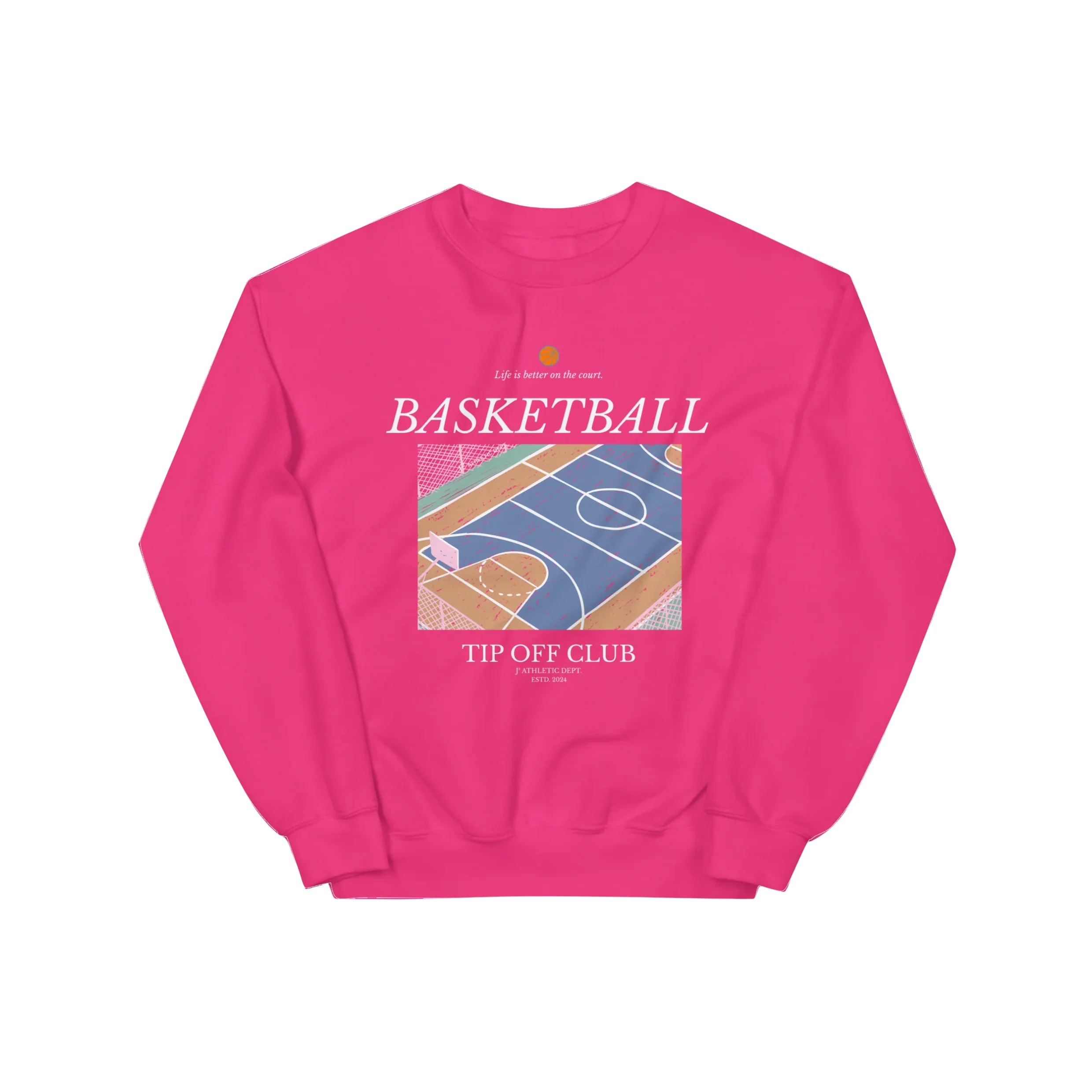 Basketball Tip Off Club Sweatshirt - Image 3