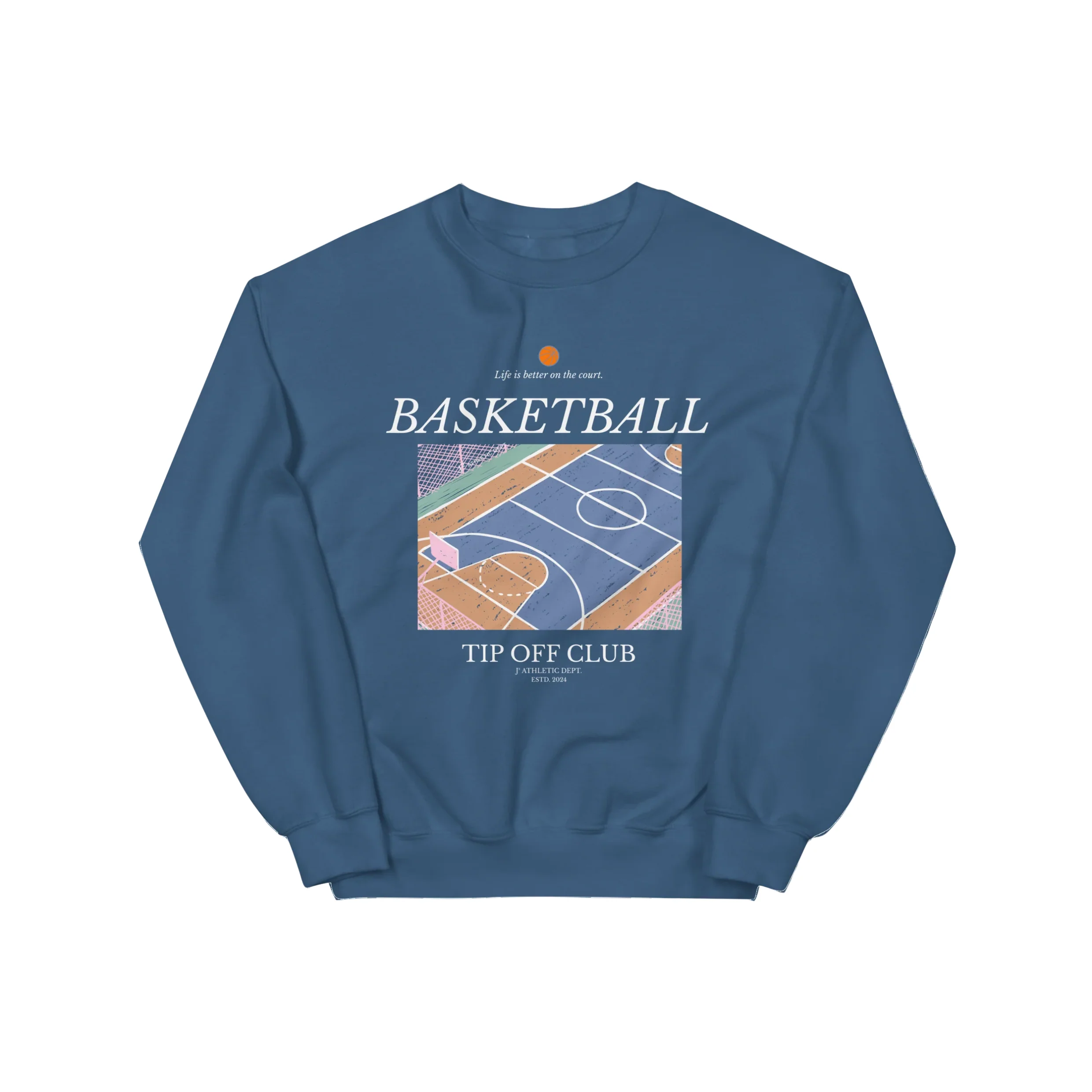 Basketball Tip Off Club Sweatshirt - Image 4