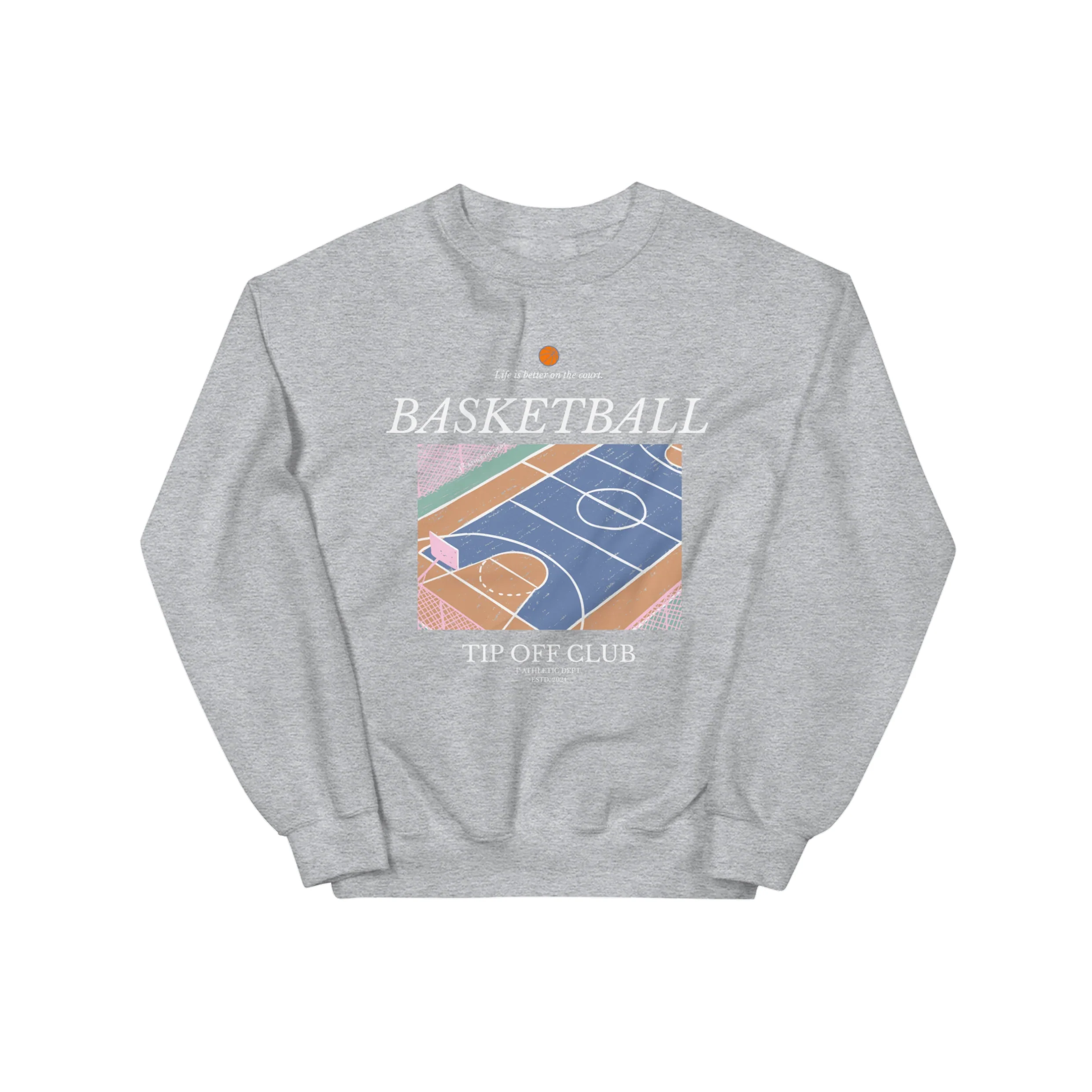 Basketball Tip Off Club Sweatshirt - Image 5