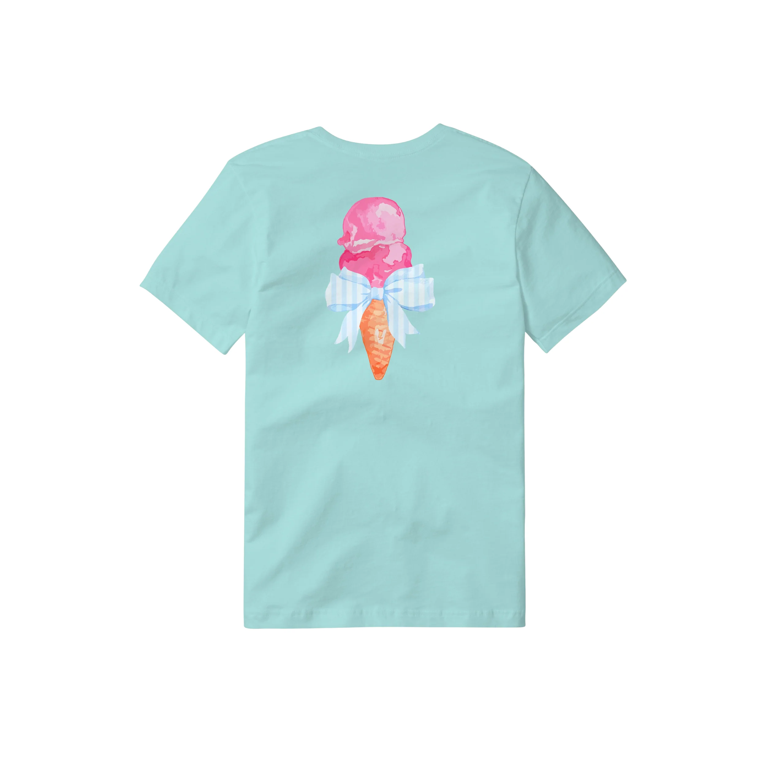 Ice Cream with Bow Essential Tee - Image 3