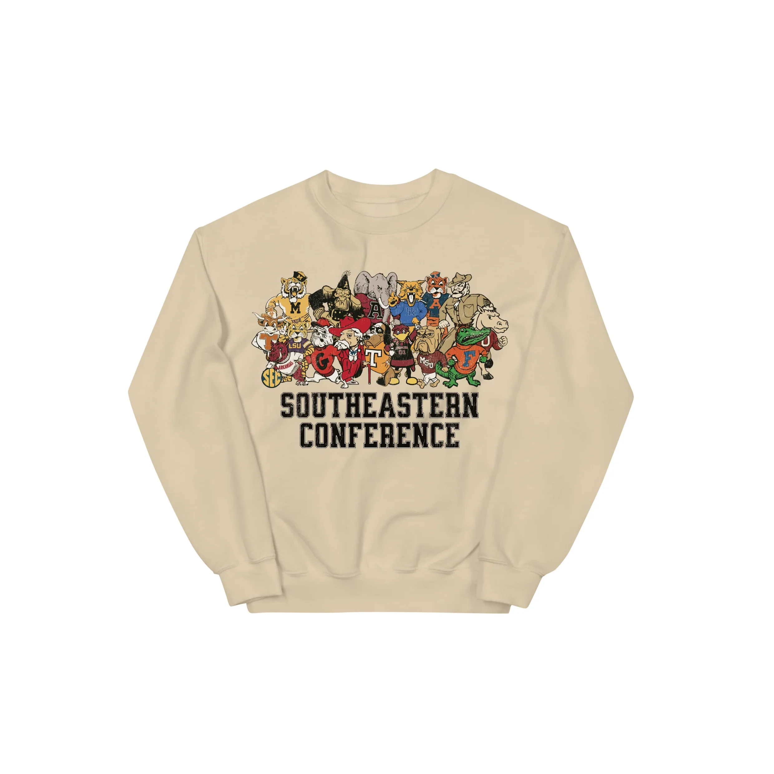 Vintage SEC College Mascots Sweatshirt - Image 3